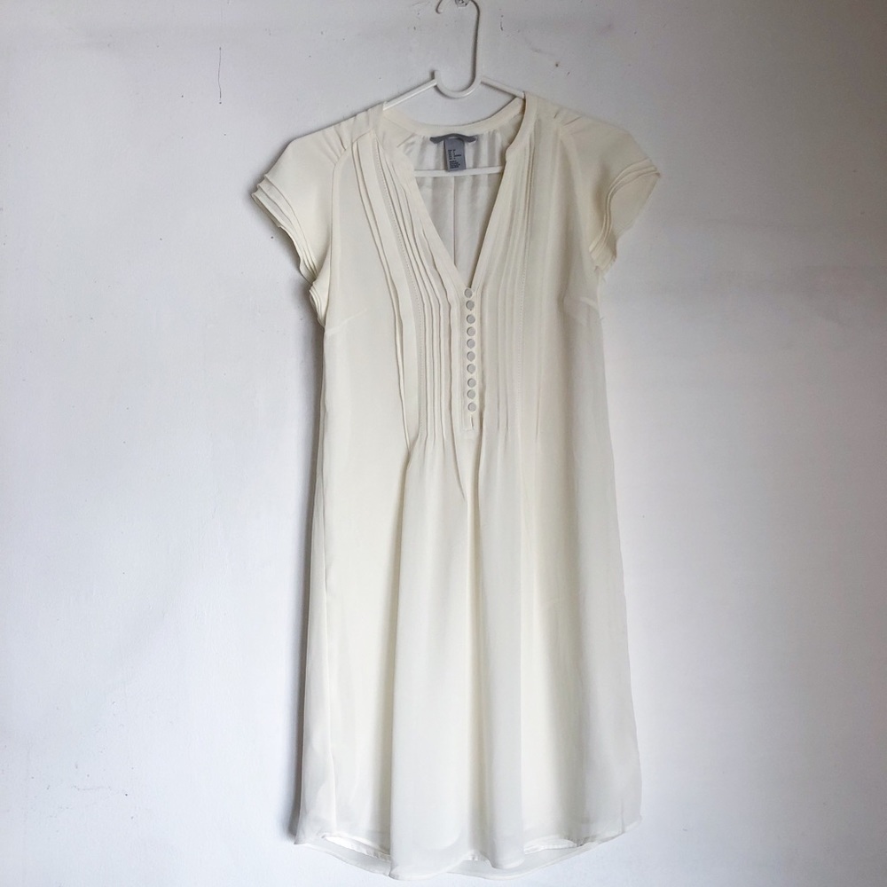Boho white dress